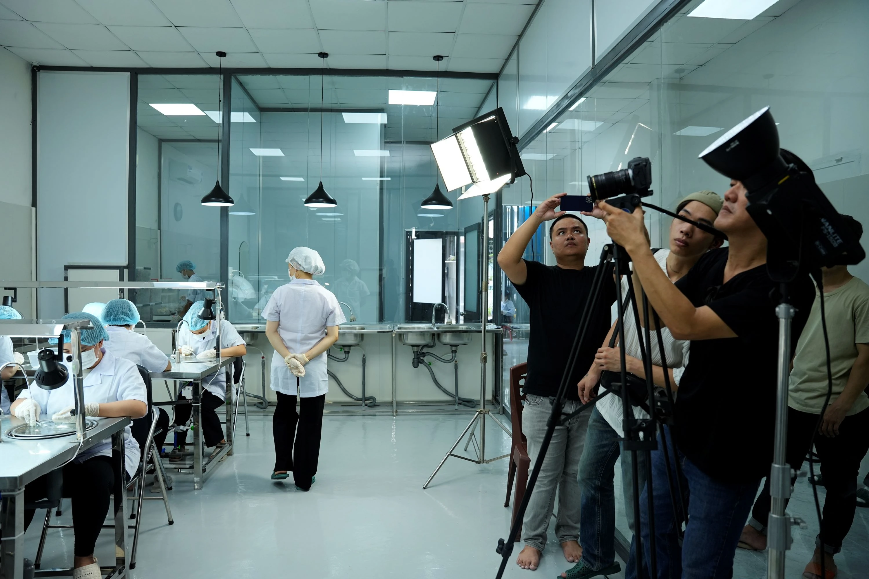 Behind the scene