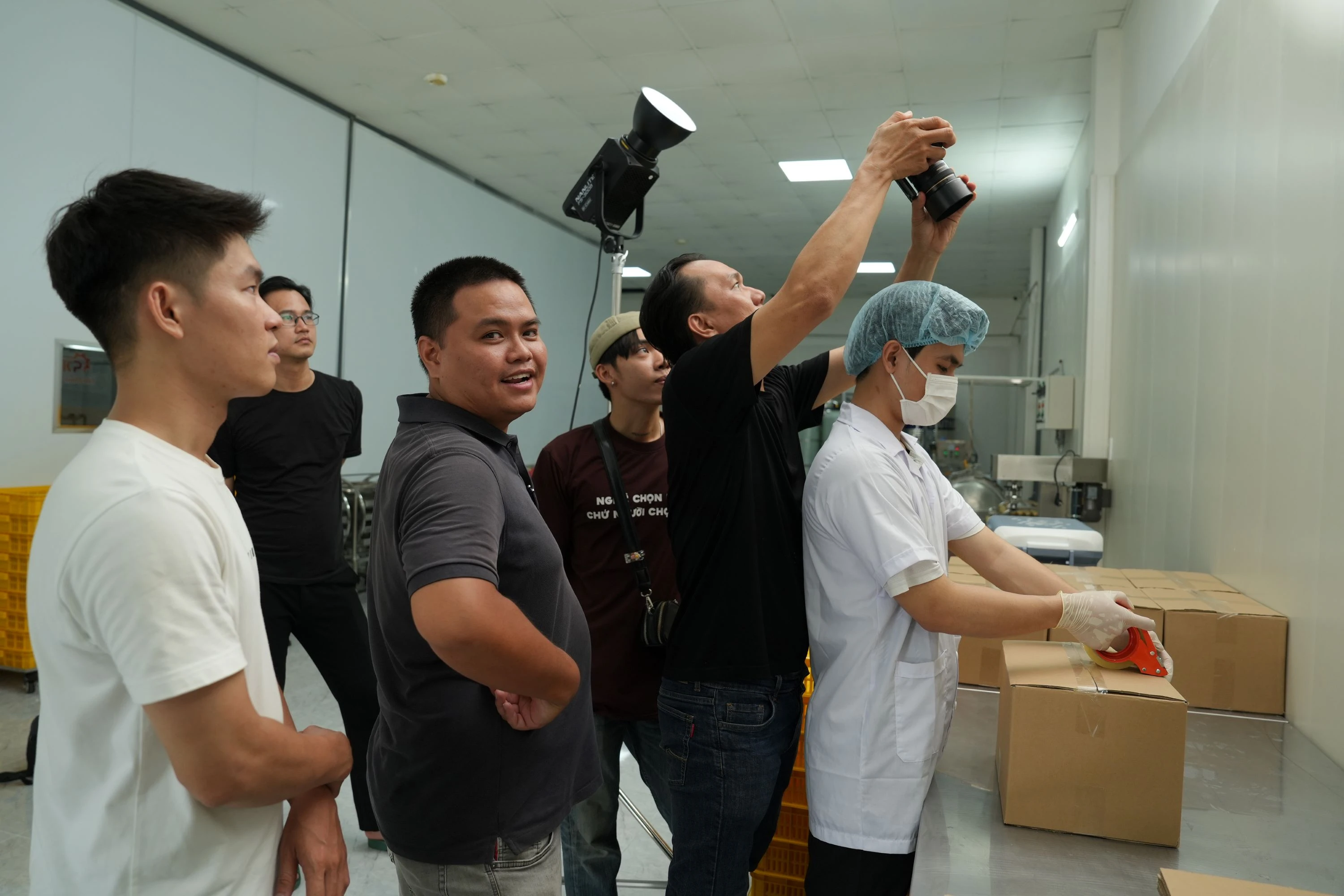 Behind the scene