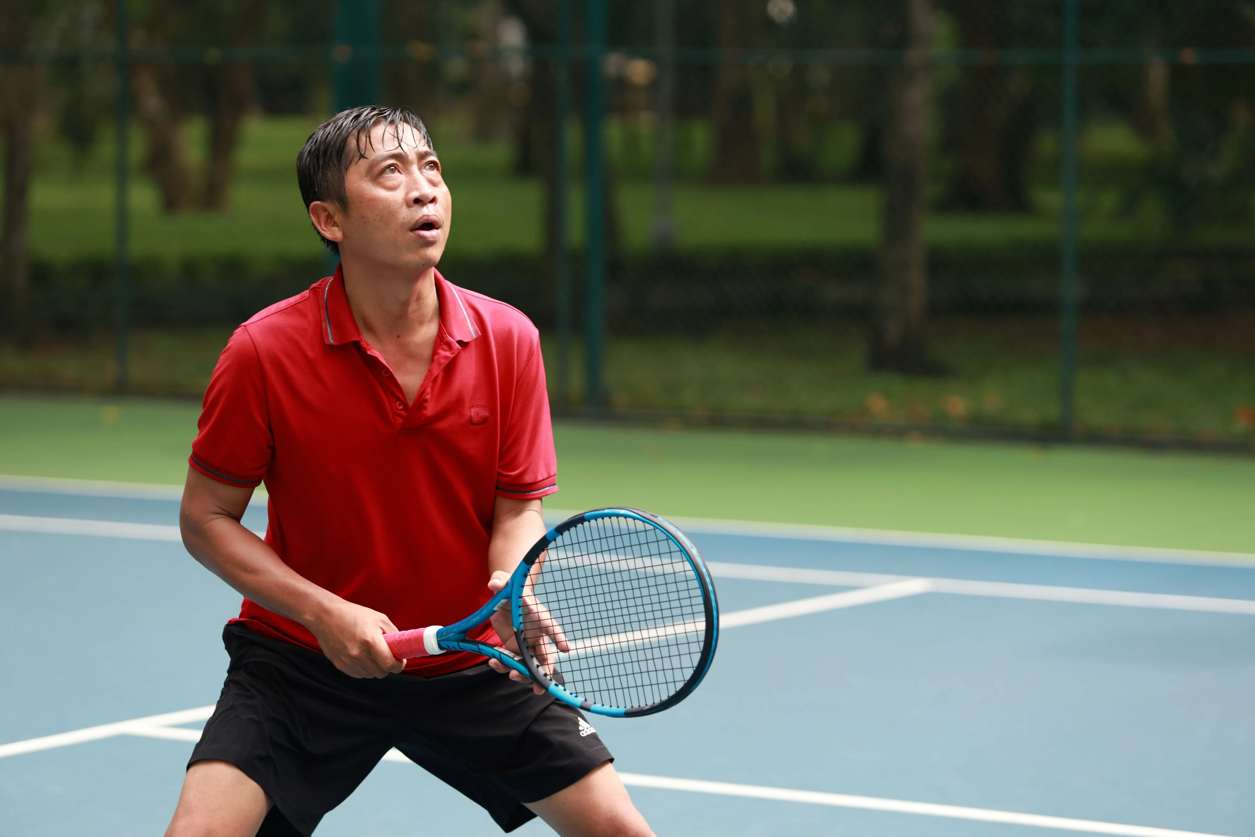 Hình ảnh hội thao tại sân tennis