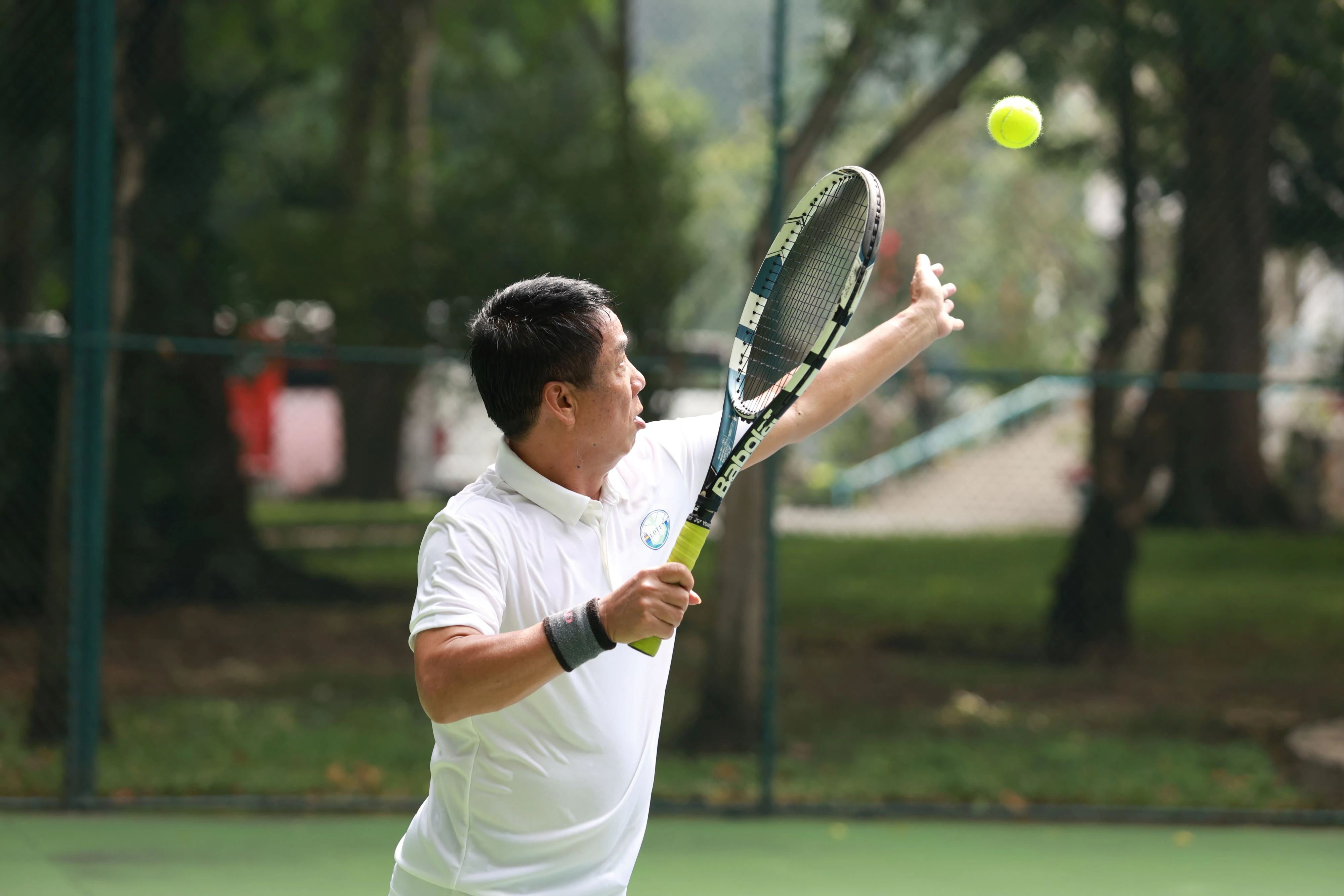 Hình ảnh hội thao tại sân tennis