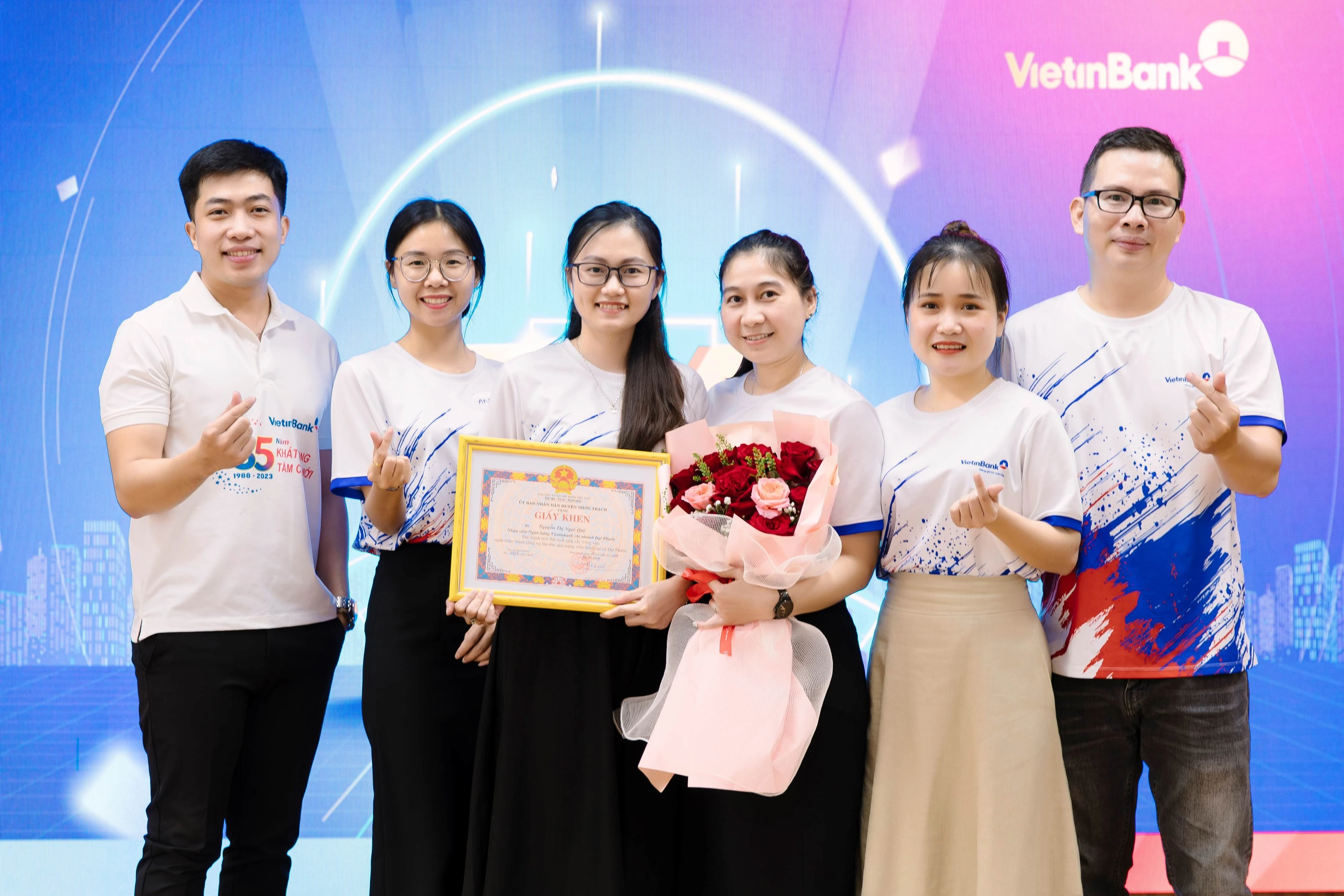 Hình ảnh đào tạo nội bộ ngân hàng Vietinbank chi nhánh Nhơn Trạch