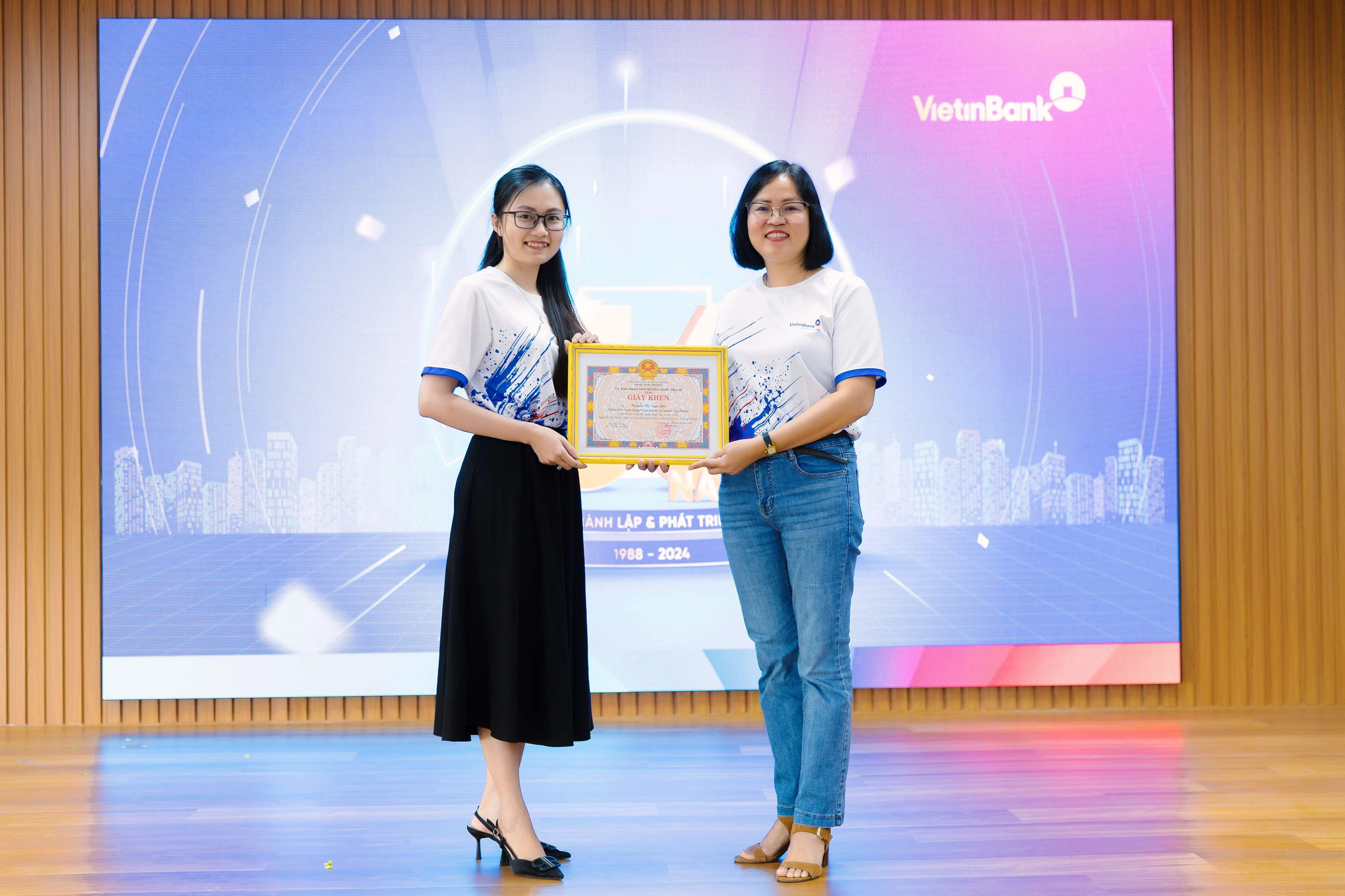 Hình ảnh đào tạo nội bộ ngân hàng Vietinbank chi nhánh Nhơn Trạch